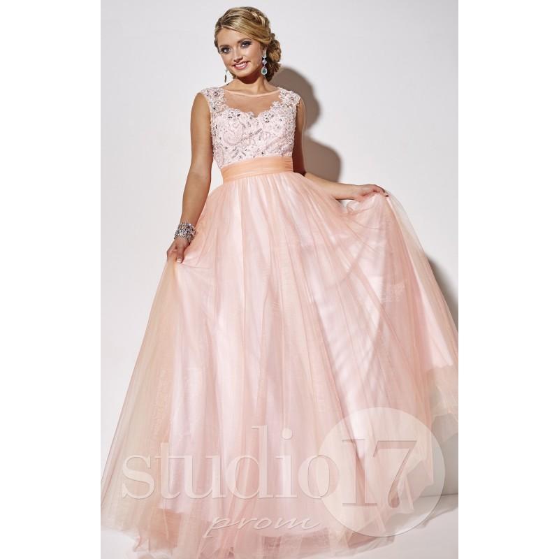زفاف - Blush/Nude Studio 17 12580 - Chiffon Dress - Customize Your Prom Dress