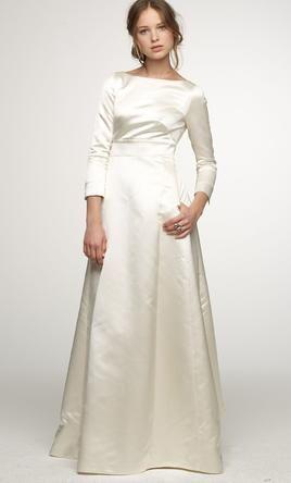 زفاف - J. Crew Duchesse Satin Noelle Gown, $465 Size: 8 