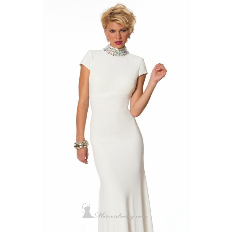 Mariage - High Neck Gown Dress by Nika Formals 9053 - Bonny Evening Dresses Online 