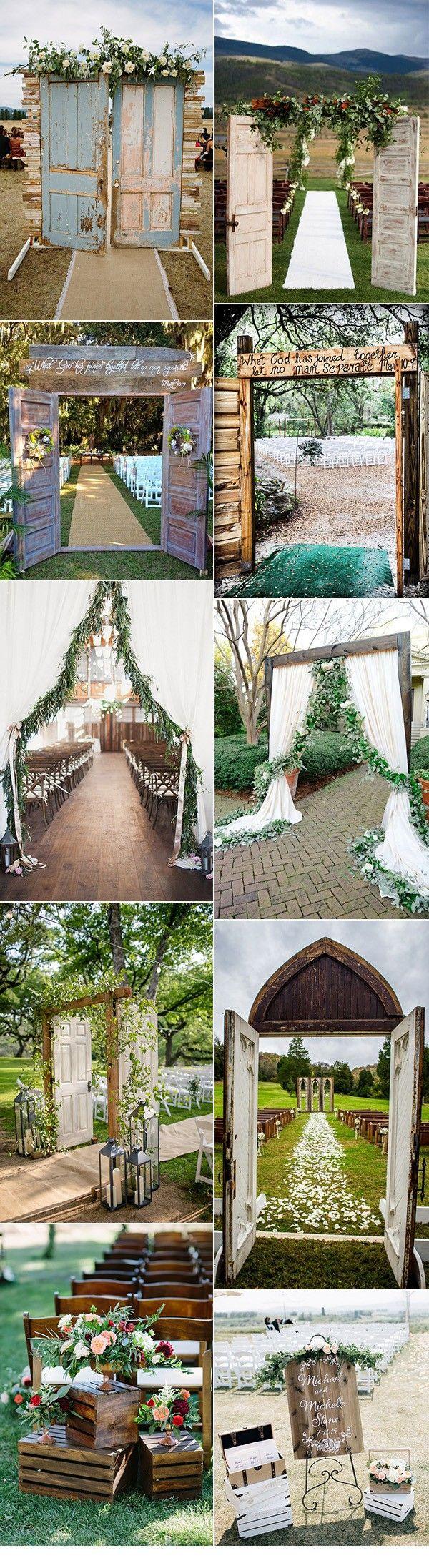 Свадьба - 10 Amazing Wedding Entrance Decoration Ideas For Ceremony