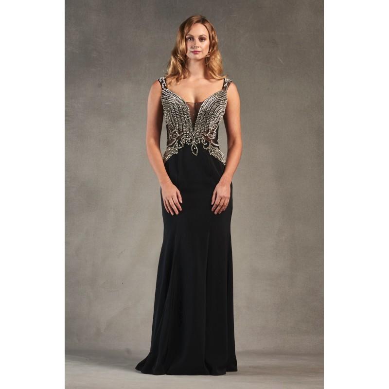 Hochzeit - Style 1700033 by LQ Designs - Floor Plunge  Scooped Occasions - Bridesmaid Dress Online Shop