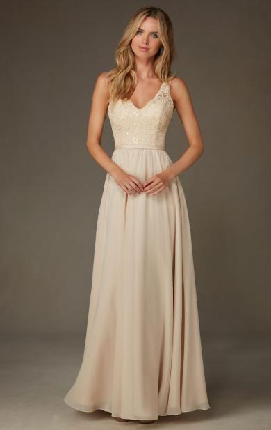 Mariage - Gold/Champagne Bridesmaid Dresses