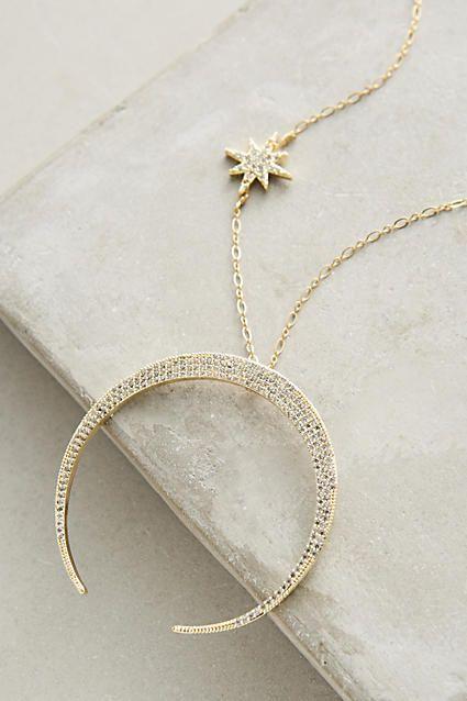 زفاف - Lunar Arc Necklace