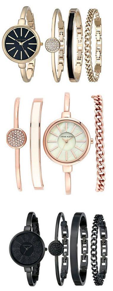 Mariage - Anne Klein Watch And Bracelet Set Beautiful, High End Look At Great Price