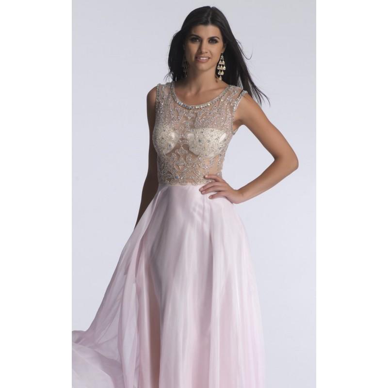 Hochzeit - Beaded Sheer Dress by Dave and Johnny 1047 - Bonny Evening Dresses Online 