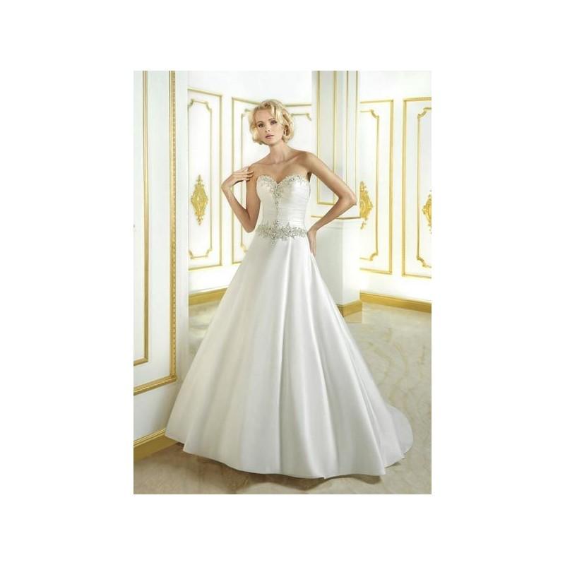 زفاف - Vestido de novia de Cosmobella Modelo 7699 - 2015 Princesa Palabra de honor Vestido - Tienda nupcial con estilo del cordón