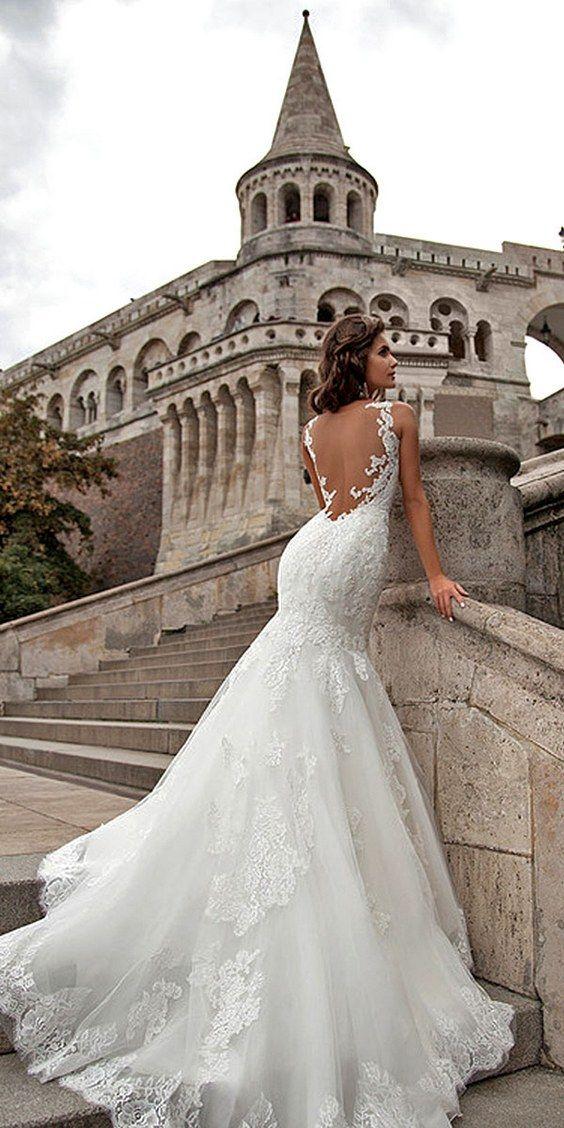 Wedding - 100 Open Back Wedding Dresses With Beautiful Details