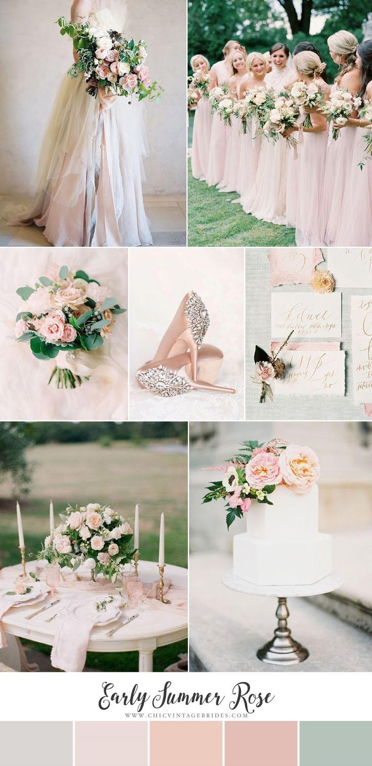 Hochzeit - Early Summer Rose - Romantic Wedding Inspiration In The Softest Shades Of Pink