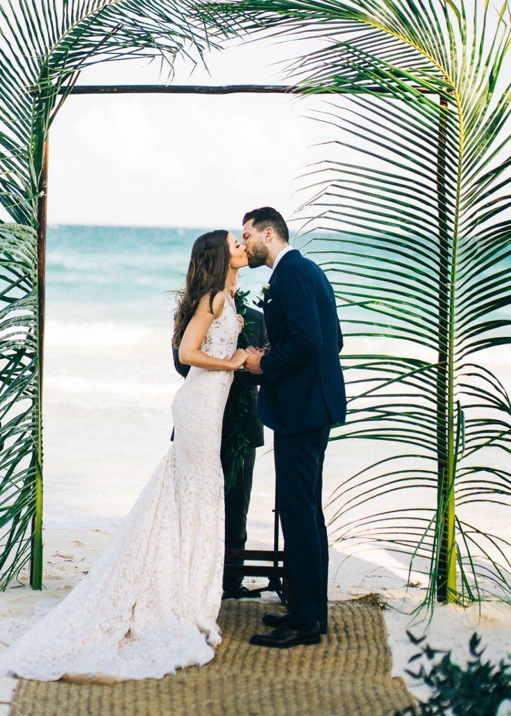 Wedding - Style Meets Sand For This Destination Wedding In Tulum