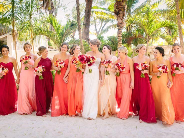 Hochzeit - A Single Piece Of Coral Inspired This Gorgeous Tulum Wedding