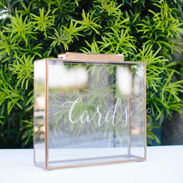 Hochzeit - Wedding Card Box (Gold)
