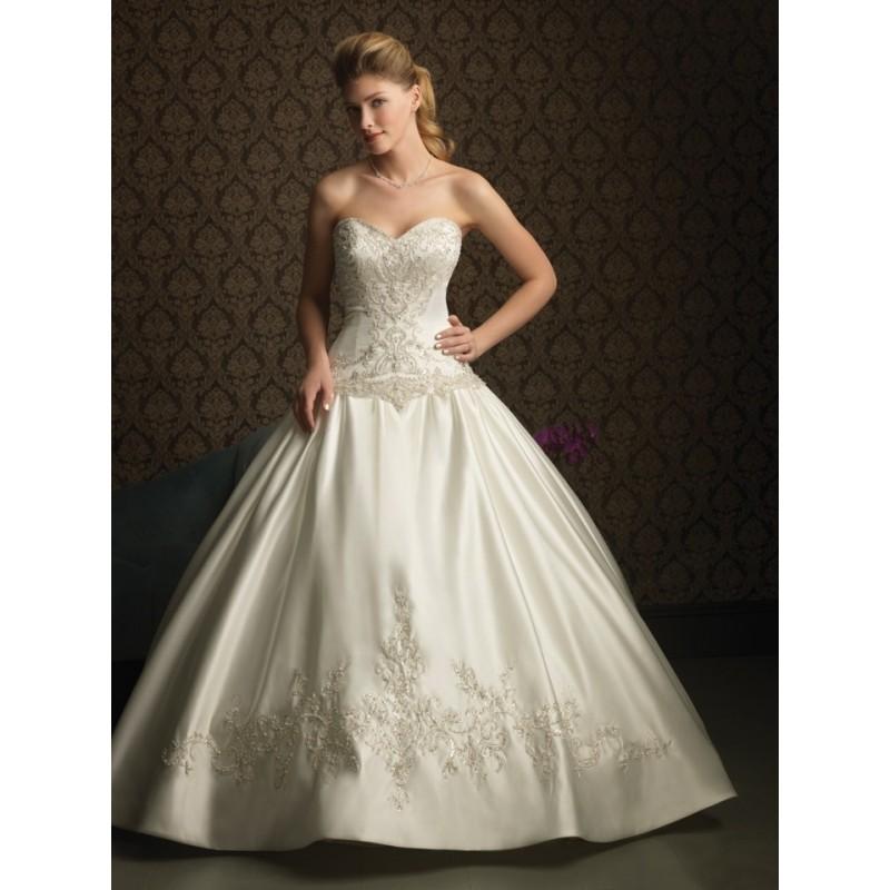 Hochzeit - Allure Bridals 8759 Satin Ball Gown Wedding Dress - Crazy Sale Bridal Dresses