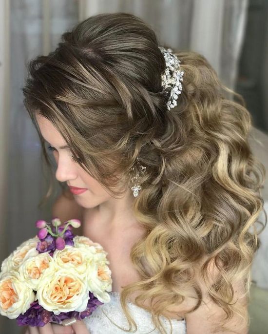زفاف - 100 Wow-Worthy Long Wedding Hairstyles From Elstile