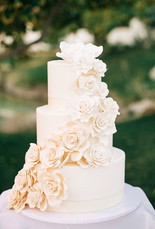 Свадьба - Flower Wedding Cake