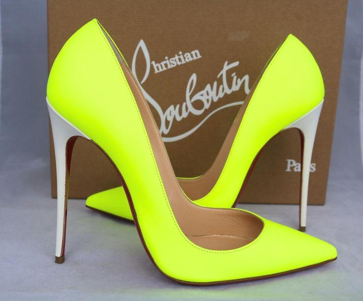 Mariage - Bicolor Fluo So Kate 120 36.5 Yellow Pumps