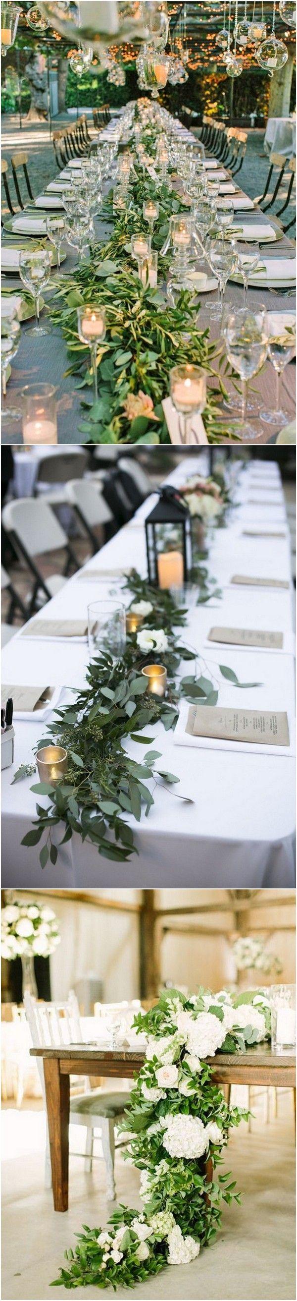 Mariage - Trending-20 Chic White And Green Wedding Centerpiece Ideas - Page 3 Of 3