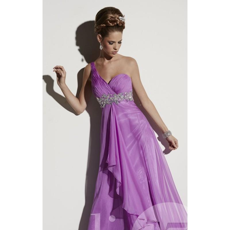 Wedding - Asymmetrical Gown by Studio 17 - Color Your Classy Wardrobe