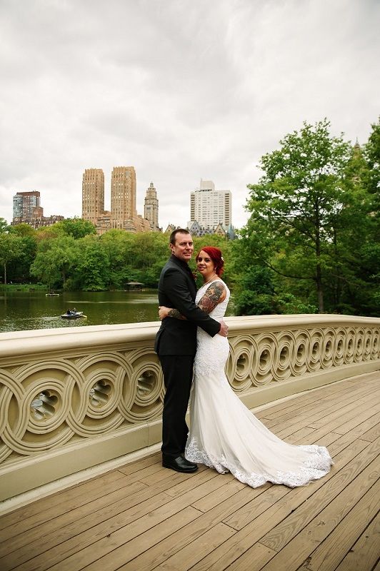 Wedding - Bow Bridge In Central Park
