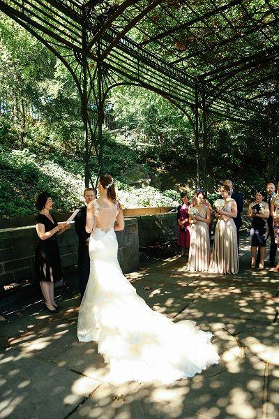 Wedding - A Wedding In The Wisteria Pergola In The Conservatory Gardens