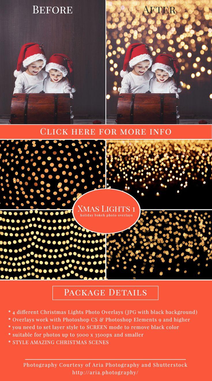 Mariage - Christmas Lights 1 - Photo Overlays