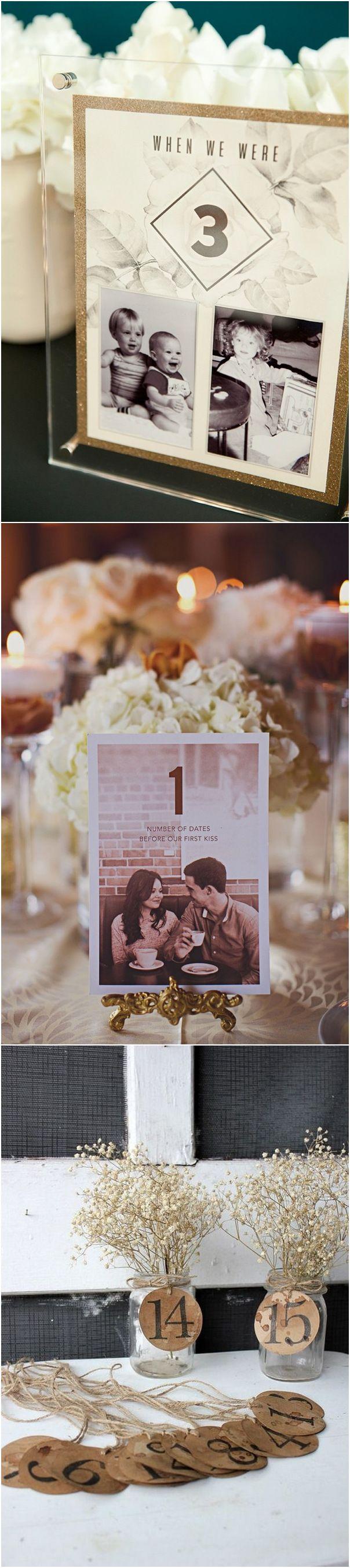 زفاف - 18 Inspiring Wedding Table Number Ideas To Love - Page 2 Of 3