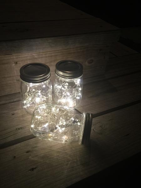 Hochzeit - 12 Pack Of Mason Jar Lamps