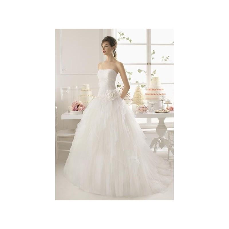 Hochzeit - Vestido de novia de Aire Barcelona Modelo Antartida - 2015 Princesa Palabra de honor Vestido - Tienda nupcial con estilo del cordón
