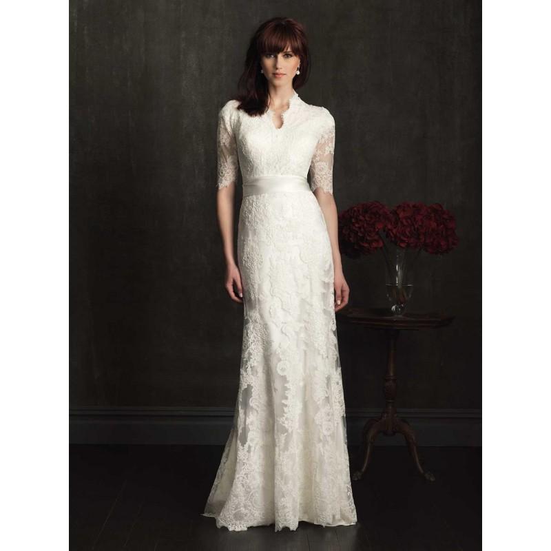 Wedding - Allure Bridals M505 Modest Lace Wedding Dress - Crazy Sale Bridal Dresses