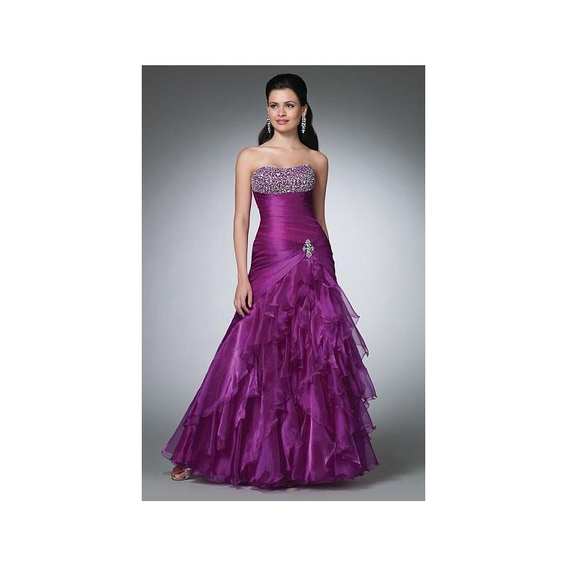 زفاف - Alfred Angelo Shimmer Organza Layered Tiered Prom Dress 3524 - Brand Prom Dresses