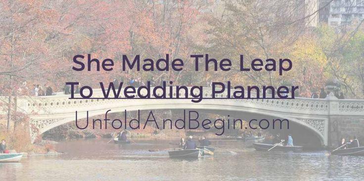 Hochzeit - She Made The Leap To Wedding Planner