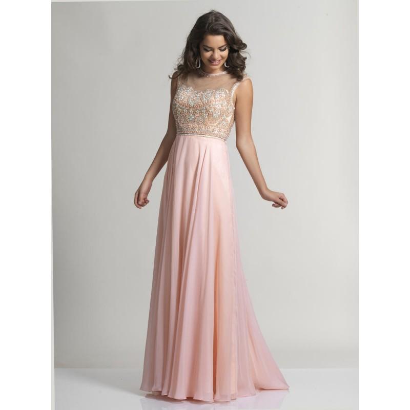 Свадьба - Dave and Johnny 2368 Colorful Beaded Chiffon Gown - Brand Prom Dresses