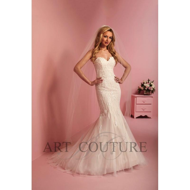 زفاف - Eternity Bride Style AC505 by Art Couture - Ivory  White  Champagne Beaded Floor Sweetheart  Strapless Wedding Dresses - Bridesmaid Dress Online Shop