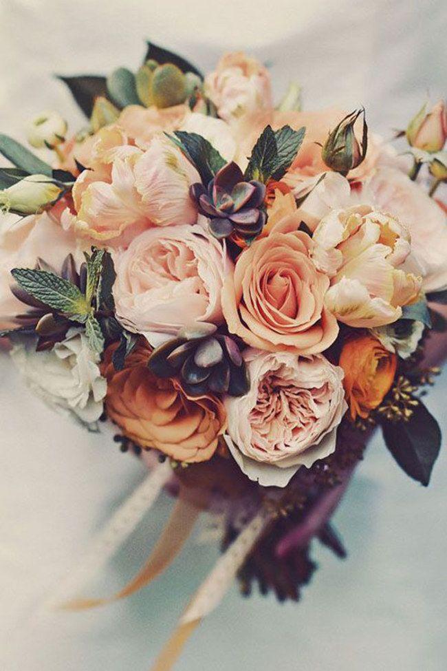 Свадьба - Autumn Wedding Flowers: Bouquet Inspiration