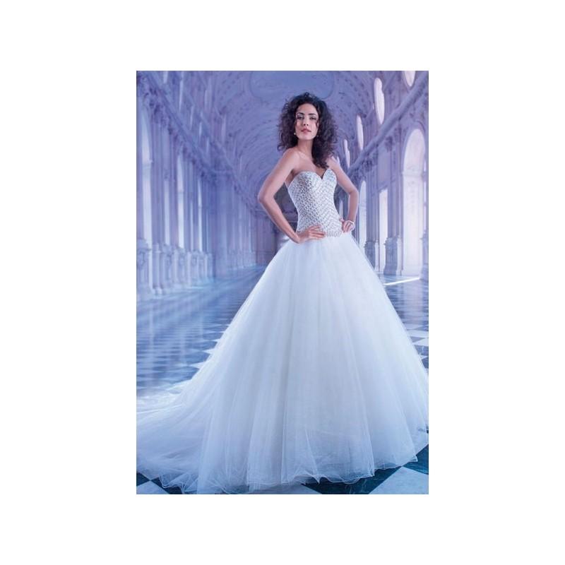Hochzeit - Vestido de novia de Demetrios Modelo 2867 - 2014 Princesa Palabra de honor Vestido - Tienda nupcial con estilo del cordón