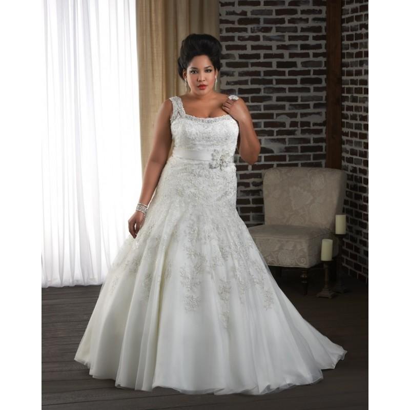 Hochzeit - Bonny Unforgettable 1314 Plus Size Wedding Dress - Crazy Sale Bridal Dresses