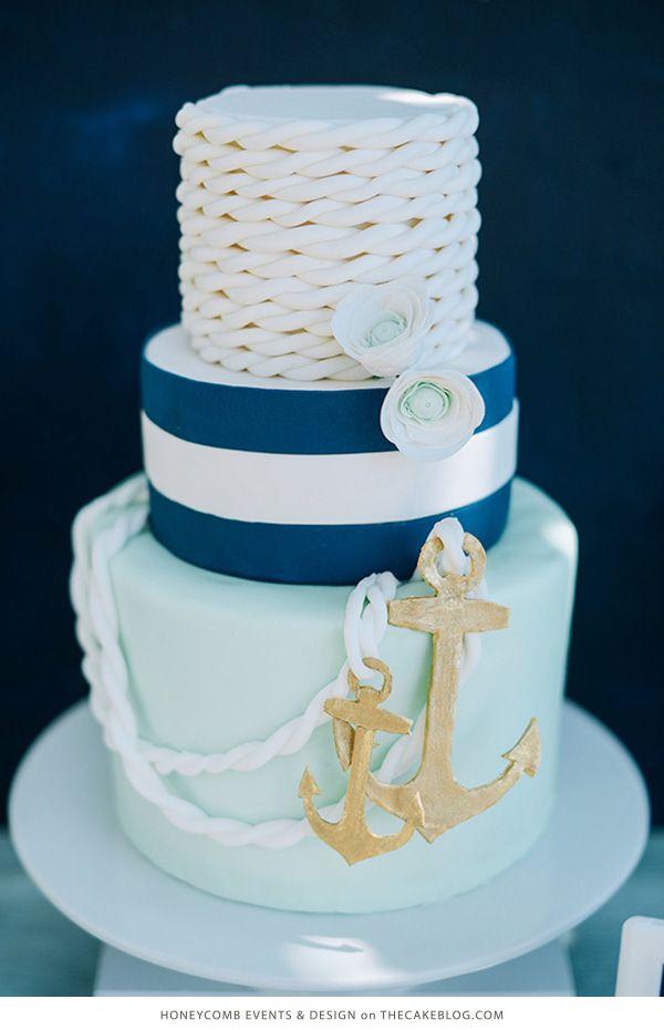 Wedding - 10 Sea-Loving Nautical Cakes