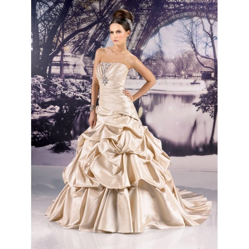 Wedding - Miss Paris, 133-25 ivoire sombre - Superbes robes de mariée pas cher 