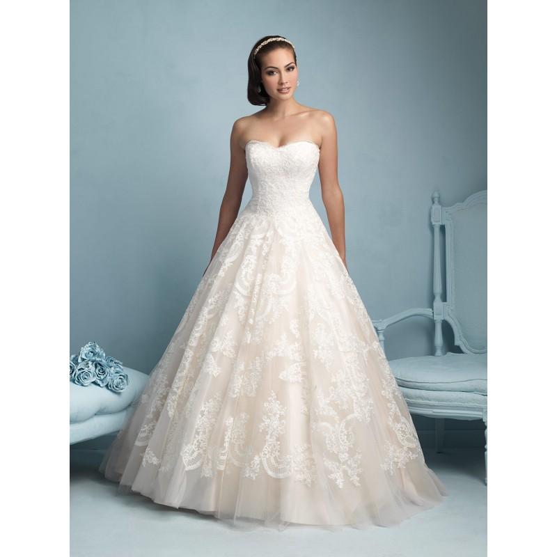 Wedding - Allure Bridals 9217 Strapless Tulle and Lace Wedding Dress - Crazy Sale Bridal Dresses