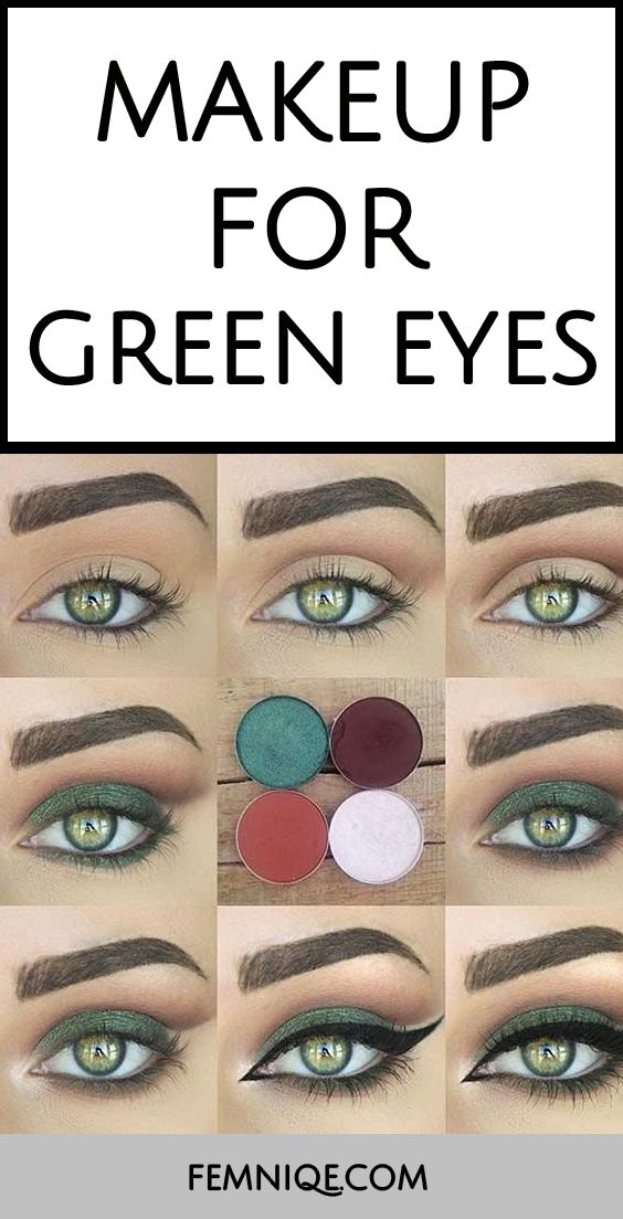 Свадьба - Makeup For Green Eyes