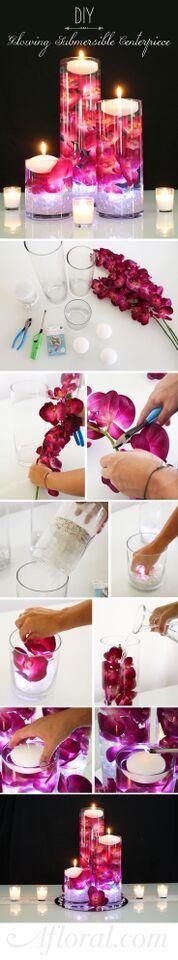 Mariage - How To Make A Floating Candle Centerpiece Video