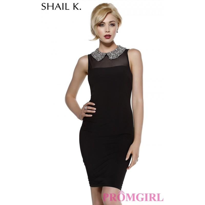 زفاف - Short High Neck Dress by Shail K - Brand Prom Dresses