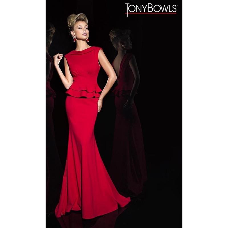Wedding - Red Tony Bowls Collection TB11640 Tony Bowls Collection - Top Design Dress Online Shop