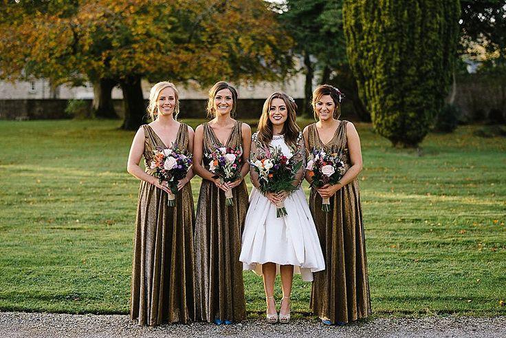 Wedding - Wedding Dress Epaulettes For An Autumnal Irish Castle Wedding