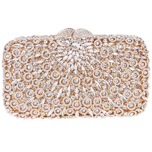 زفاف - Luxury Crystal Clutch Bag