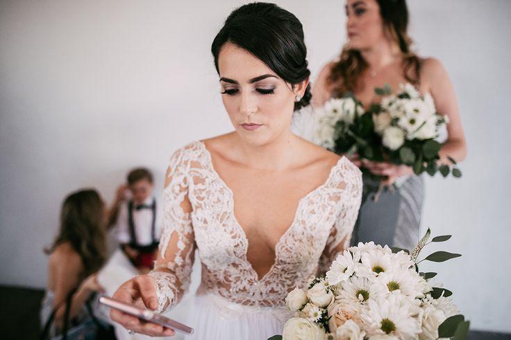 Mariage - Stylish Wedding At The M Building In The Miami Art District With Anne Barge Gown