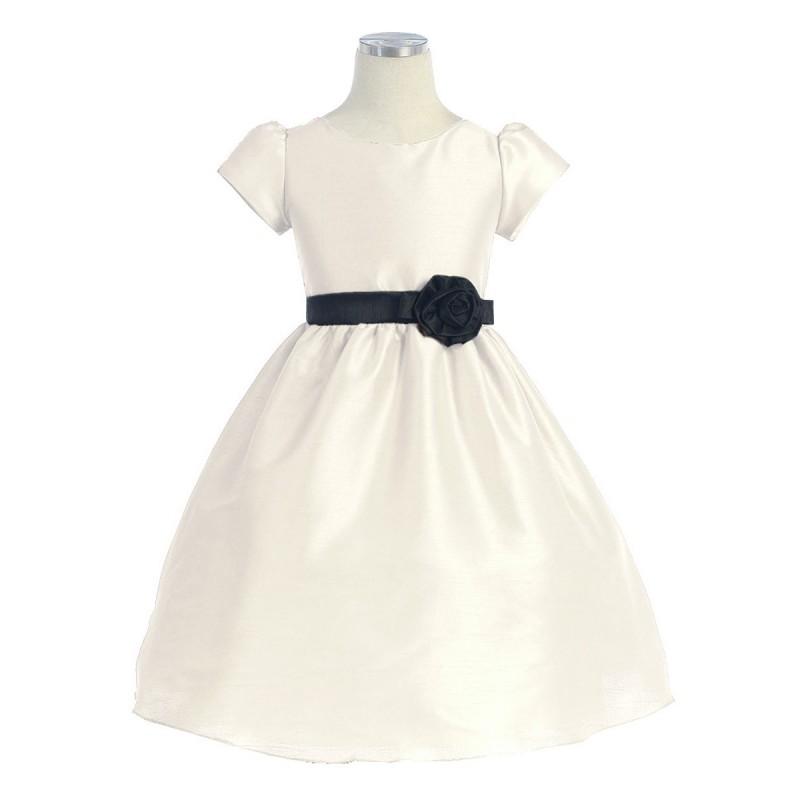 Hochzeit - Olivia Classic Ivory Dupioni Dress Style: DSK386 - Charming Wedding Party Dresses