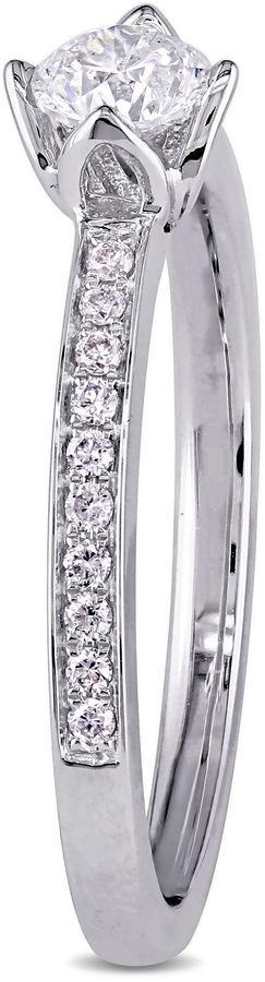 Mariage - MODERN BRIDE Womens 1/2 CT. T.W. Genuine Round White Diamond 14K Gold Engagement Ring