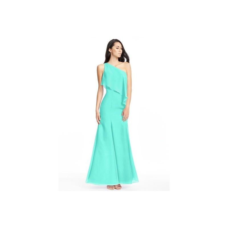 زفاف - Spa Azazie Nadia - Side Zip One Shoulder Floor Length Chiffon Dress - Cheap Gorgeous Bridesmaids Store