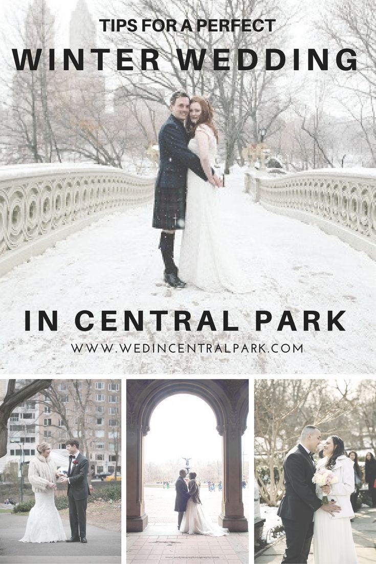 Свадьба - Tips For A Winter Wedding In Central Park