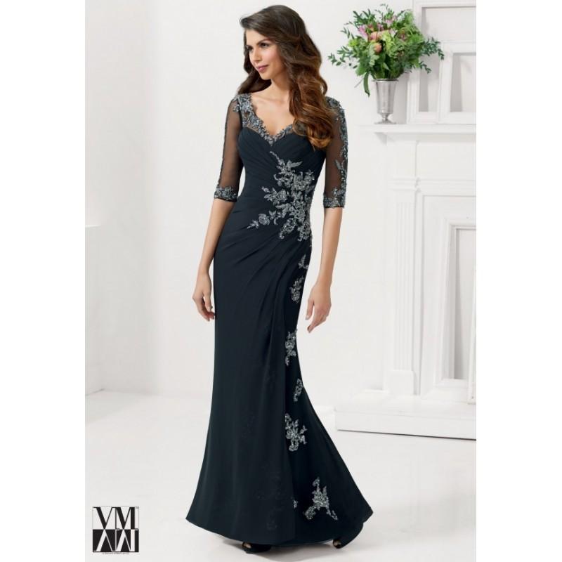 Wedding - MGNY Evening Gown 71106 -  Designer Wedding Dresses